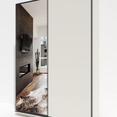 Шкаф-купе 1800 серии SOFT D1+D3+B2+PL1 (2 ящика+1штанга) профиль «Графит» в Еманжелинске - emanzhelinsk.mebel24.online | фото 4