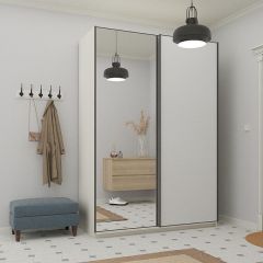 Шкаф-купе 1800 серии SOFT D1+D3+B2+PL1 (2 ящика+1штанга) профиль «Графит» в Еманжелинске - emanzhelinsk.mebel24.online | фото