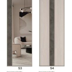 Шкаф-купе 2250 серии SILVER S4+S1+S4 B22+PL4 (по 2 ящика лев/прав+F обр.штанга) профиль «Серебро» в Еманжелинске - emanzhelinsk.mebel24.online | фото 12