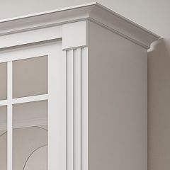 Шкаф-купе 2450 серии NEW CLASSIC K5+K5+K5+B22+PL3 (по 2 ящика лев/прав+1 штанга+1полка) профиль «Капучино» в Еманжелинске - emanzhelinsk.mebel24.online | фото 4