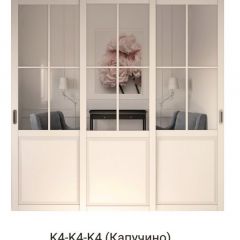 Шкаф-купе 2450 серии NEW CLASSIC K5+K5+K5+B22+PL3 (по 2 ящика лев/прав+1 штанга+1полка) профиль «Капучино» в Еманжелинске - emanzhelinsk.mebel24.online | фото 16