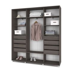МАРТИН Шкаф-купе Анкор темный (2200*450) М421 в Еманжелинске - emanzhelinsk.mebel24.online | фото 4