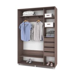 РОЛАНД Шкаф-купе Шимо темный (450*1000) Р401 в Еманжелинске - emanzhelinsk.mebel24.online | фото 5