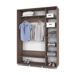 РОЛАНД Шкаф-купе Шимо темный (450*1600) Р461 в Еманжелинске - emanzhelinsk.mebel24.online | фото 3
