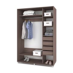 РОЛАНД Шкаф-купе Шимо темный (600*1700) Р671 в Еманжелинске - emanzhelinsk.mebel24.online | фото 4