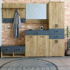 Шкаф с ящиками НКМ Бостон Секция 6 в Еманжелинске - emanzhelinsk.mebel24.online | фото 2