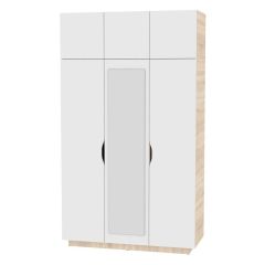 Шкаф с зеркалом "Аврора (H21_M)" в Еманжелинске - emanzhelinsk.mebel24.online | фото