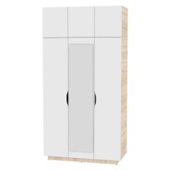 Шкаф с зеркалом "Аврора (H23_M)" в Еманжелинске - emanzhelinsk.mebel24.online | фото
