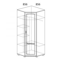 Шкаф угловой №243 Белла в Еманжелинске - emanzhelinsk.mebel24.online | фото 2