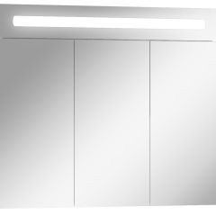 Шкаф-зеркало Аврора 80 с подсветкой LED Домино (DV8009HZ) в Еманжелинске - emanzhelinsk.mebel24.online | фото