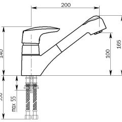 Смеситель MS-010 в Еманжелинске - emanzhelinsk.mebel24.online | фото 2