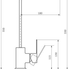 Смеситель MS-012 в Еманжелинске - emanzhelinsk.mebel24.online | фото 2