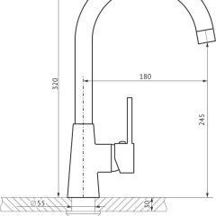 Смеситель MS-014 в Еманжелинске - emanzhelinsk.mebel24.online | фото 2