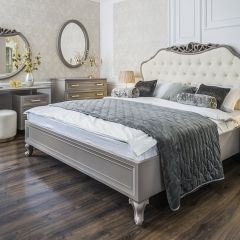 Спальня Мокко 3-х ств (серый камень) в Еманжелинске - emanzhelinsk.mebel24.online | фото 6