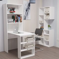 Стеллаж Элемент-1 (белый) в Еманжелинске - emanzhelinsk.mebel24.online | фото 4