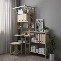 Стеллаж Конструктор Арт.С1000-1 в Еманжелинске - emanzhelinsk.mebel24.online | фото 4