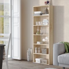 Стеллаж Лофт (Дуб сонома) в Еманжелинске - emanzhelinsk.mebel24.online | фото