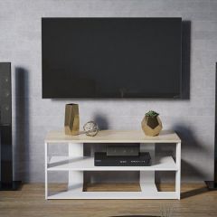 Стеллаж под ТВ Diamond Тип 3 в Еманжелинске - emanzhelinsk.mebel24.online | фото 4