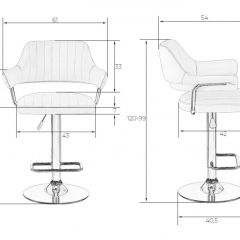 Стул барный DOBRIN CHARLY LM-5019 (красный) в Еманжелинске - emanzhelinsk.mebel24.online | фото 2