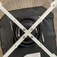 Стул MAVERICK 360 град. поворот. BLUVEL-40 BEIGE/ белый каркас, М-City в Еманжелинске - emanzhelinsk.mebel24.online | фото 5