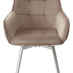 Стул MAVERICK 360 град. поворот. BLUVEL-40 BEIGE/ белый каркас, М-City в Еманжелинске - emanzhelinsk.mebel24.online | фото 7