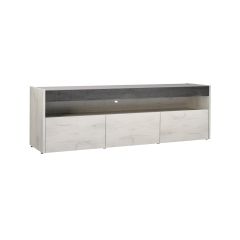 Тумба под ТВ 13.272 (Дуб Белый CRAFT, Интра) в Еманжелинске - emanzhelinsk.mebel24.online | фото