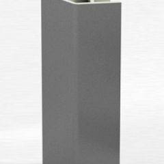 Угловое соединение для цоколя 135 гр. h150 мм (Алюминий, Белый, Черный, Сономаый) в Еманжелинске - emanzhelinsk.mebel24.online | фото