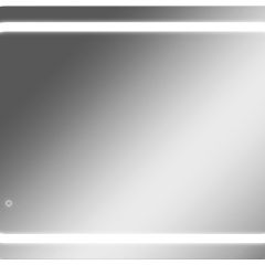 Зеркало Elis 100 white с подсветкой Sansa (SEe1045Z) в Еманжелинске - emanzhelinsk.mebel24.online | фото