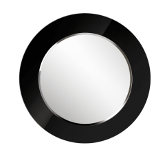 Зеркало круглое черный (РМ/02) в Еманжелинске - emanzhelinsk.mebel24.online | фото