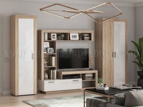 Ангара Пенал (Белый глянец/Сонома) в Еманжелинске - emanzhelinsk.mebel24.online | фото 3