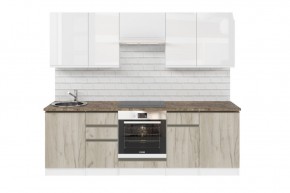 АНТИКА Кухонный гарнитур Базис (2400 мм) в Еманжелинске - emanzhelinsk.mebel24.online | фото 3