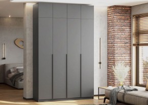 Антресоль 1600 «ШК-5» Графит серый в Еманжелинске - emanzhelinsk.mebel24.online | фото 4