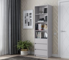 АЙДЕН СТЛ06-600 Стеллаж с 3 ящиками (серый) в Еманжелинске - emanzhelinsk.mebel24.online | фото