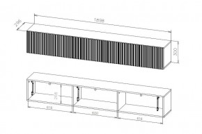 БАЙКАЛ Тумба (Графит/Дуб золотой) в Еманжелинске - emanzhelinsk.mebel24.online | фото 3