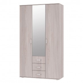 БЕЛЛА Шкаф 3-х створчатый (Ясень белый) в Еманжелинске - emanzhelinsk.mebel24.online | фото