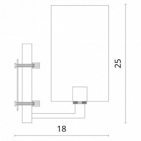 Бра Divinare Porta 5933/01 AP-1 в Еманжелинске - emanzhelinsk.mebel24.online | фото 3