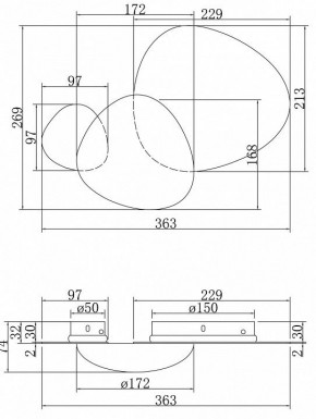 Бра Maytoni Jack-stone MOD314WL-L8G3K в Еманжелинске - emanzhelinsk.mebel24.online | фото 5
