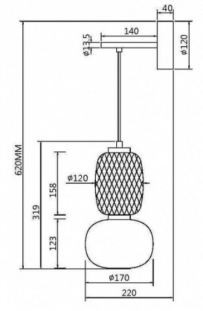 Бра Maytoni Pattern MOD267WL-L18G3K в Еманжелинске - emanzhelinsk.mebel24.online | фото 4