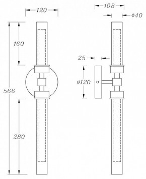 Бра Maytoni Stelo MOD116WL-L7BS3K в Еманжелинске - emanzhelinsk.mebel24.online | фото 3