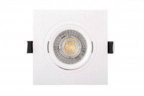 DK3021-WH Встраиваемый светильник, IP 20, 10 Вт, GU5.3, LED, белый, пластик в Еманжелинске - emanzhelinsk.mebel24.online | фото 1