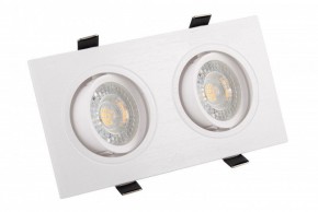 DK3022-WH Встраиваемый светильник, IP 20, 10 Вт, GU5.3, LED, белый, пластик в Еманжелинске - emanzhelinsk.mebel24.online | фото 1