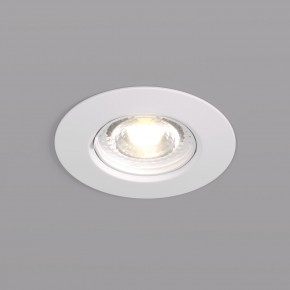 DK3028-WH Встраиваемый светильник, IP 20, 10 Вт, GU5.3, LED, белый, пластик в Еманжелинске - emanzhelinsk.mebel24.online | фото 1