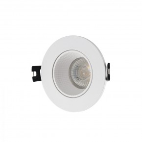 DK3061-WH Встраиваемый светильник, IP 20, 10 Вт, GU5.3, LED, белый/белый, пластик в Еманжелинске - emanzhelinsk.mebel24.online | фото 1