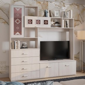 Гостиная Белла (модульная) ясень белый в Еманжелинске - emanzhelinsk.mebel24.online | фото 15