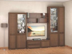 Гостиная-горка Ливорно орех в Еманжелинске - emanzhelinsk.mebel24.online | фото 1