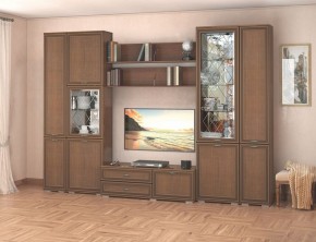 Гостиная-горка Ливорно орех в Еманжелинске - emanzhelinsk.mebel24.online | фото 4