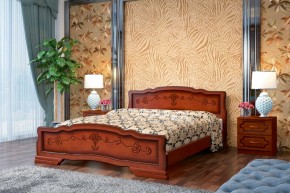 КАРИНА-6 Кровать из массива 1200 (Орех) в Еманжелинске - emanzhelinsk.mebel24.online | фото