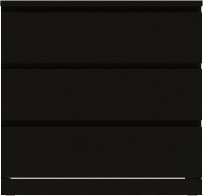 Комод Варма 3 с тремя выдвижными ящиками, цвет ясень черный в Еманжелинске - emanzhelinsk.mebel24.online | фото 2