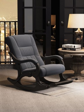 Кресло-качалка Родос 16-Т-ГР (тканьвенге) ГРАФИТ в Еманжелинске - emanzhelinsk.mebel24.online | фото 1