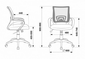 Кресло компьютерное CH-695N/BL/TW-11 в Еманжелинске - emanzhelinsk.mebel24.online | фото 12